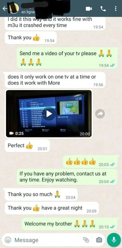 WhatsApp Proof - Testimonial 3