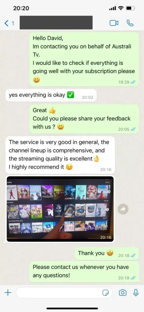 WhatsApp Proof - Testimonial 5